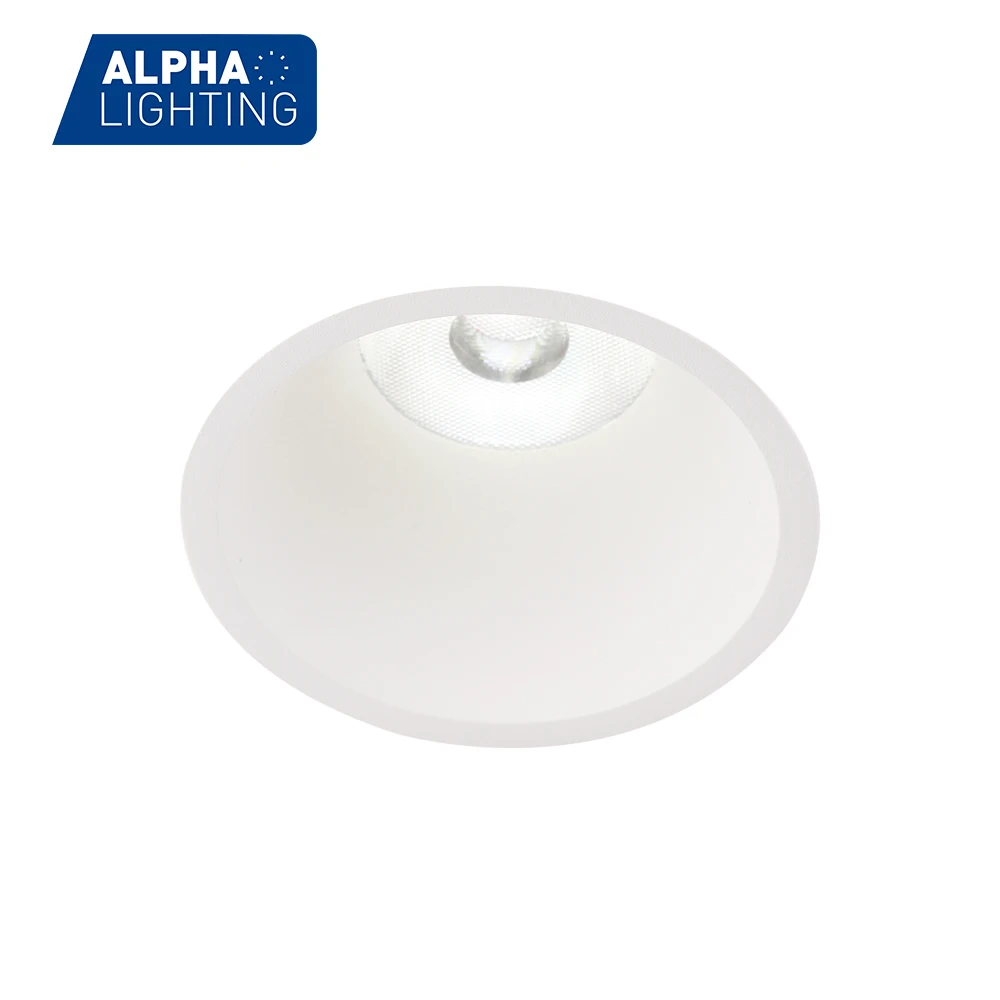 Alpha Lighting CCT tunable warm to dim warm 2 dim DALI DT8 smart control 2700K-6500K downlight