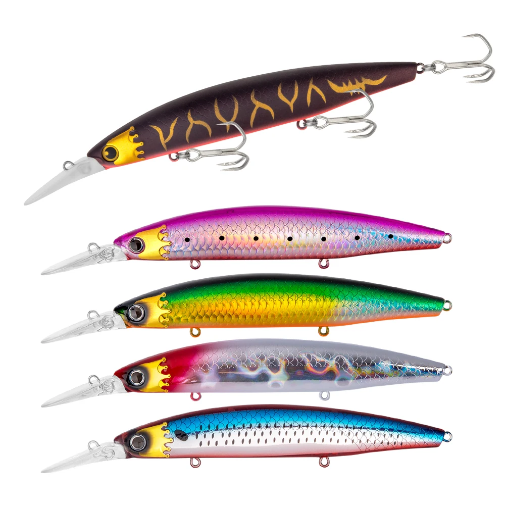 

HONOREAL Wholesale Customize 125mm Saltwater sinking minnow lures