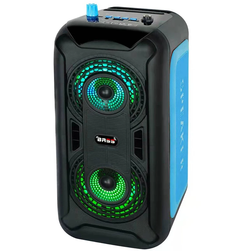 

OEM Speaker Factory double 4 inch sound box Wireless Party DJ tower portable speaker