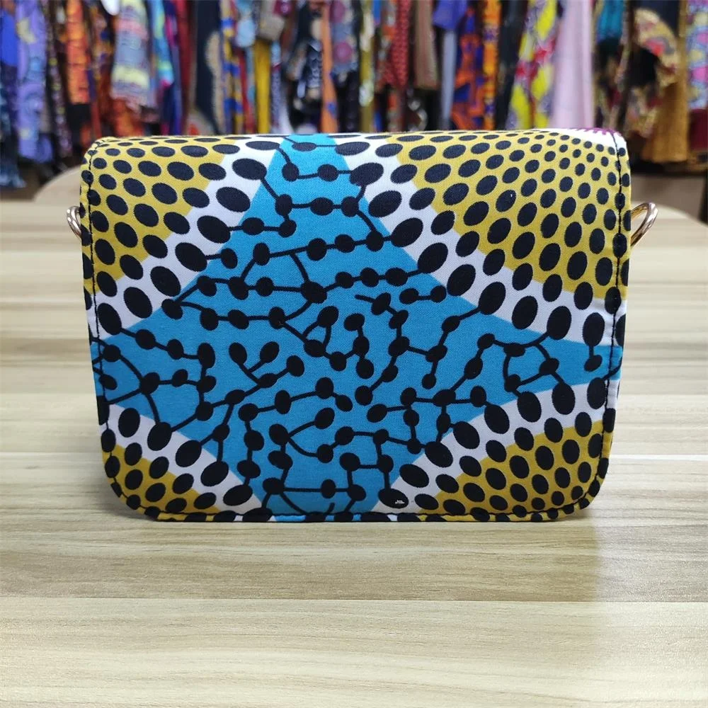 

2021 New Arrivals African Ankara Handbag Women Fashion Shoulder Bags Crossbody Bag For Ladies On Stock, As showed