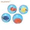 Chinese promotion items kids toy 45mm mini fish rubber ball
