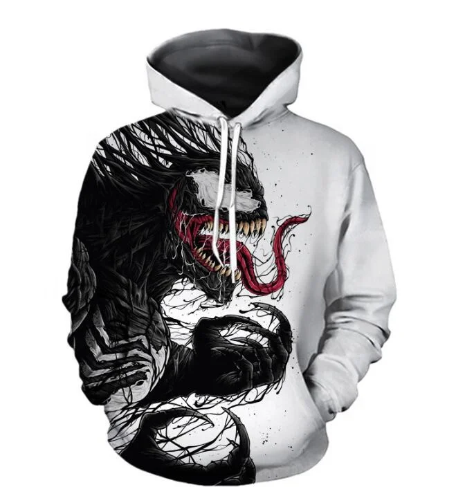 

Lover 3d Venom Cotton Hoodies Autumn Winter Pullover Sweatshirt HALLOWEEN