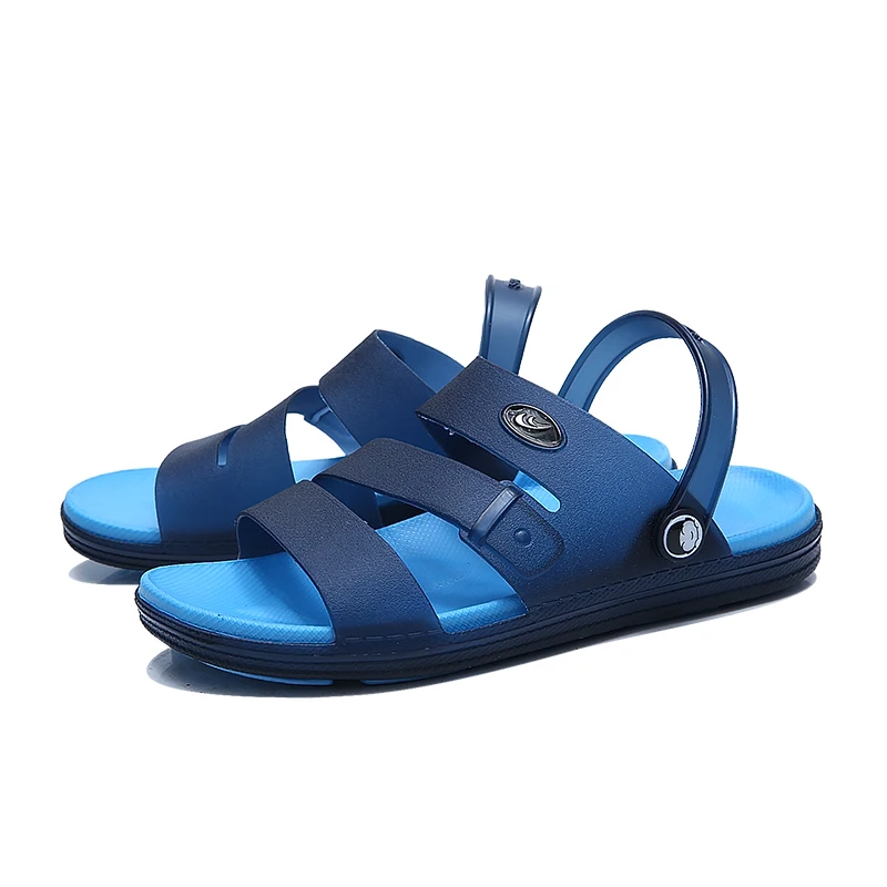 

2021 summer men's hole beach Jelly pvc sandals