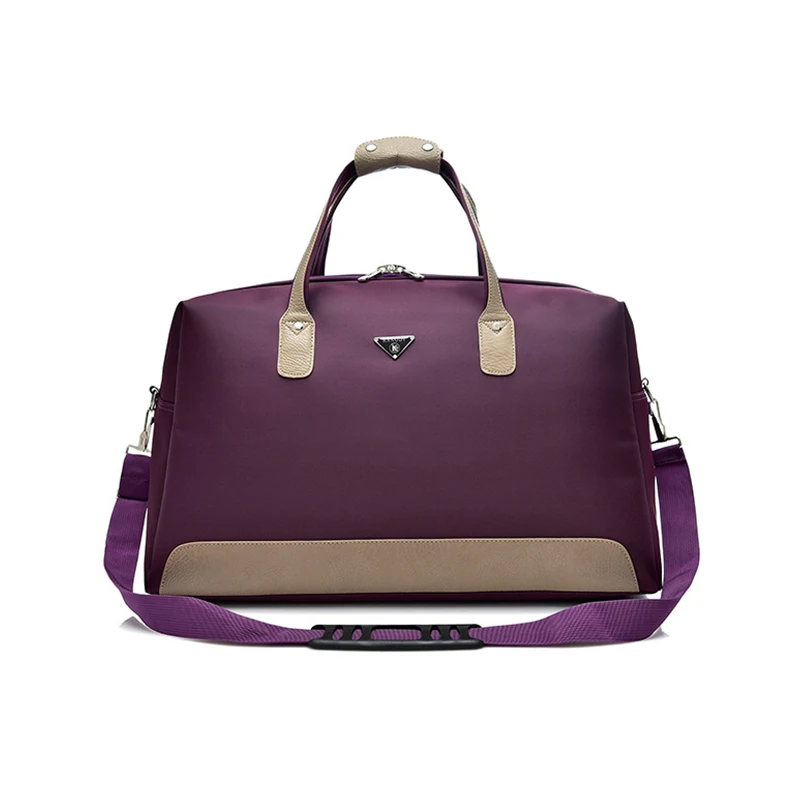 

Men Travel Duffle Bags Tote Luggage Shoulder Bag Waterproof Oxford Women Travel Bag Wobag, Blue/black/purple