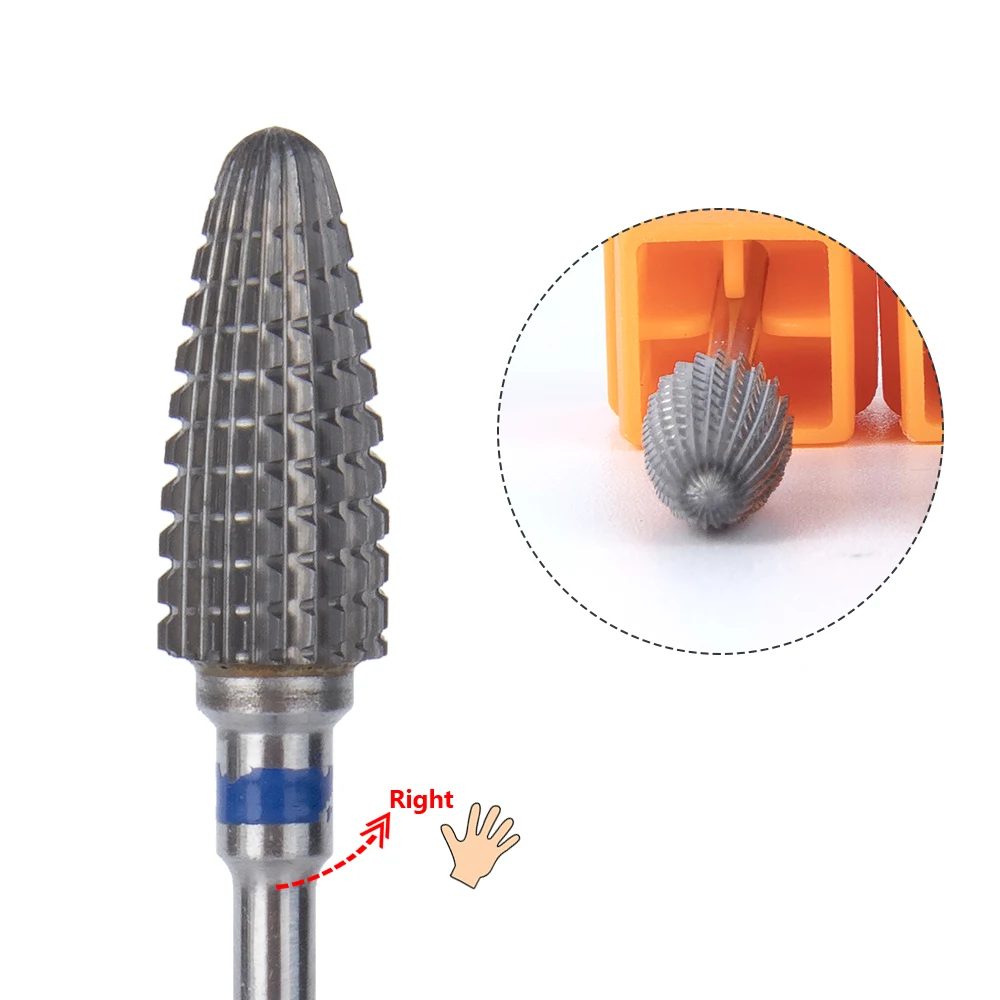 

Cross Cut Extra Fine Safety Nail Drill Bit, Silver gold blue purple rainbow black