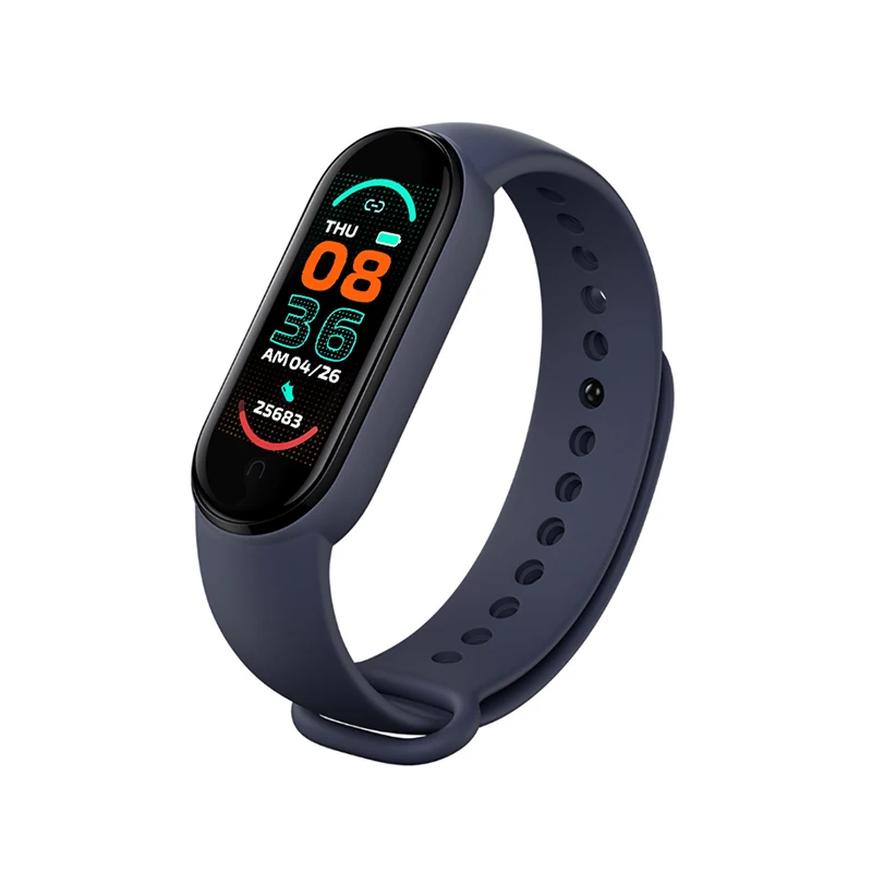 

2021 M6 Smart Band Watch Bracelet Wristband Fitness Tracker Blood Pressure Heart Rate BP Monitor Waterproof Sport Smartwatch