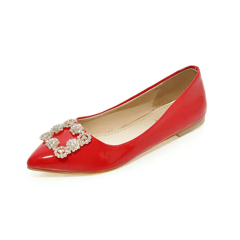 

2021 Fashion Rhinestone Pointed Toe Casual shoes women summer sandals flat shoe soft comfortable for women and lalies