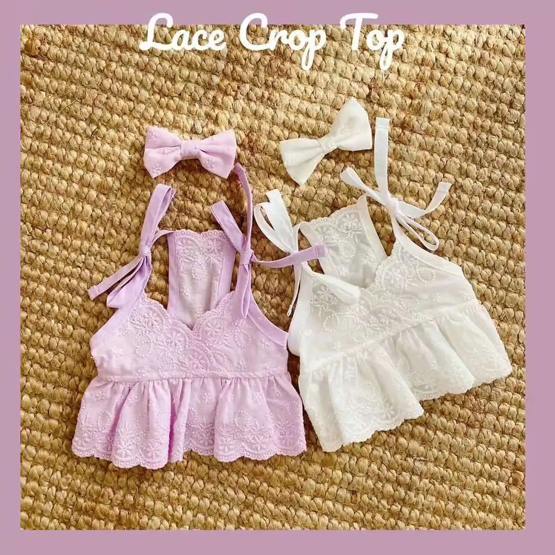 

New summer lacy straps are shorter than Teddy Bear Dog Bows and sweeter, breathable skirts, Picture