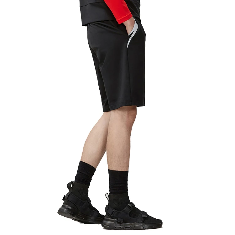 

Custom men's Elastic Waist Joggers Sweat Short Pants with Pockets