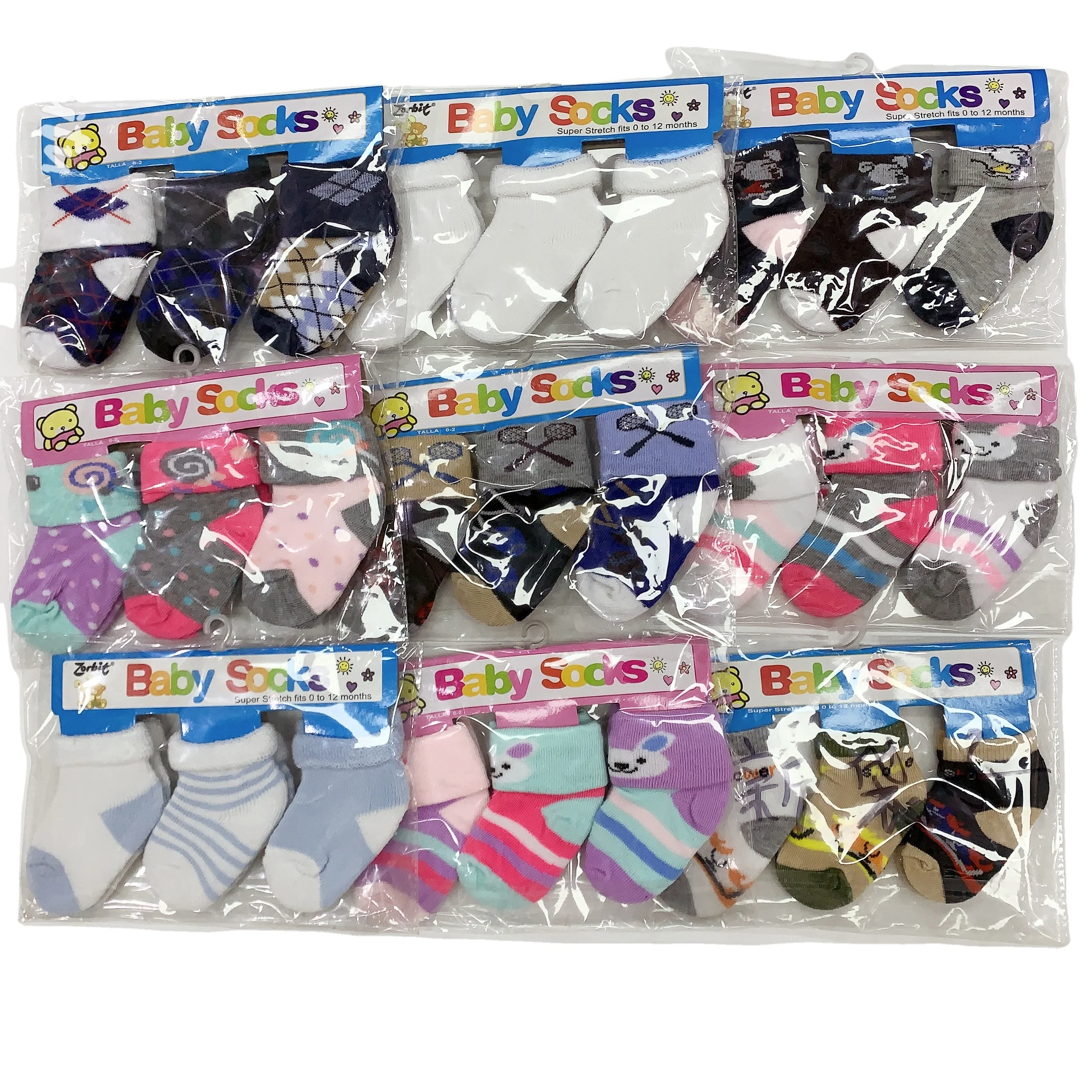 

BC1095hot selling cheap baby socks, Customized