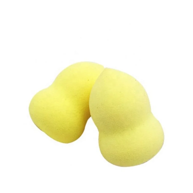 

Yellow Gourd Dry Wet Dualuse Makeup Sponge in Stock