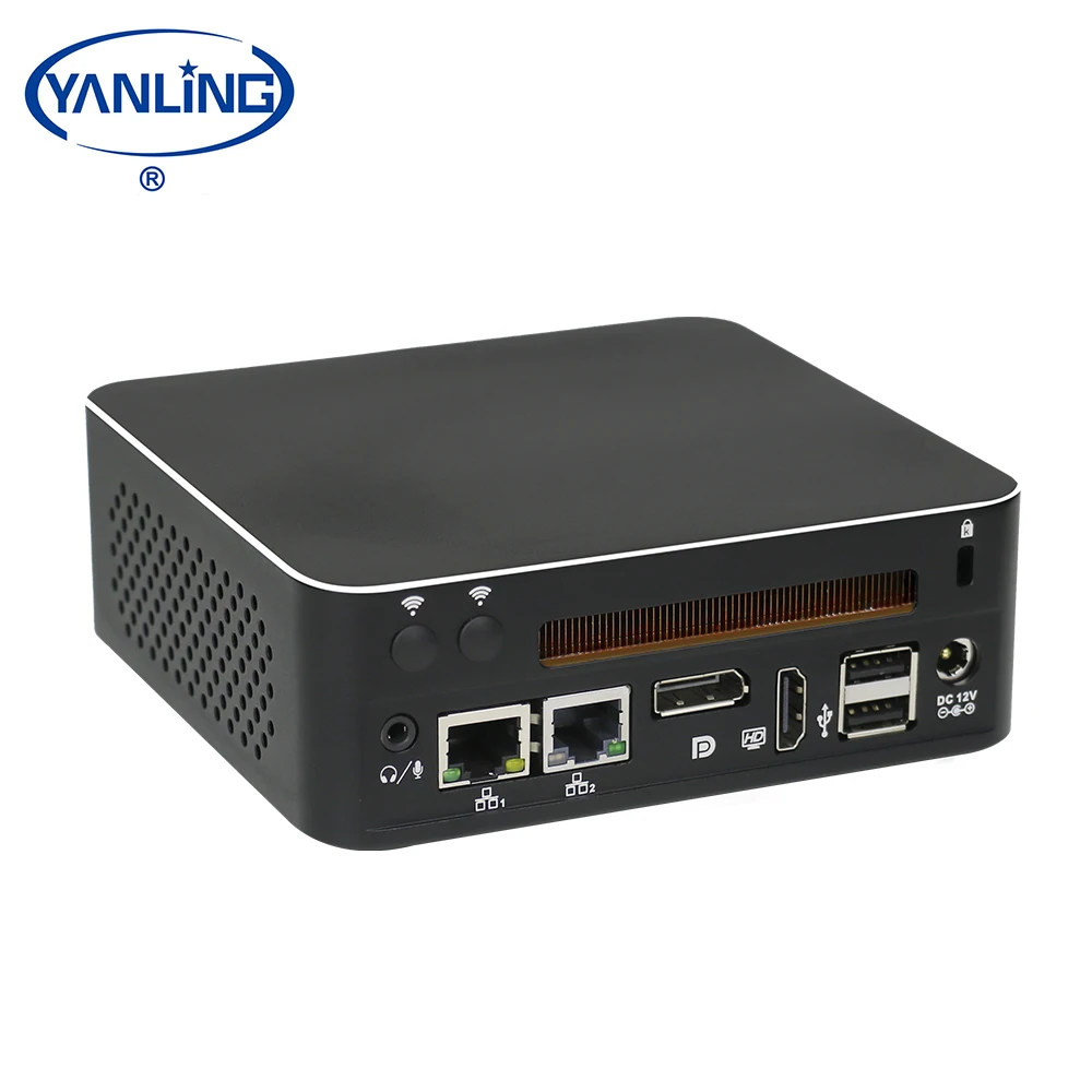 

high performance gaming thin PC quad core i5 8250u CPU 3.2GHz mini pocket computer support DC 12V power in