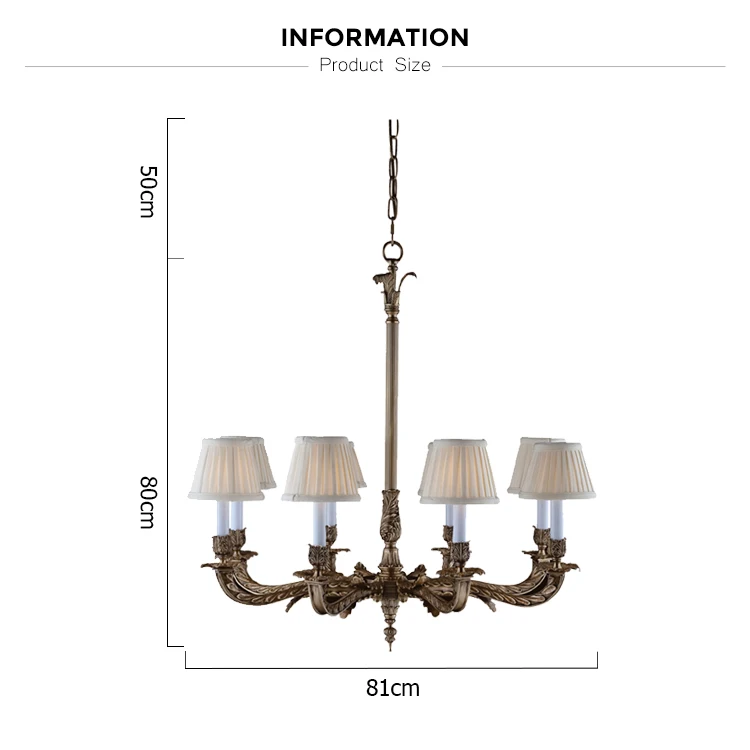 classic brass decorative chandelier