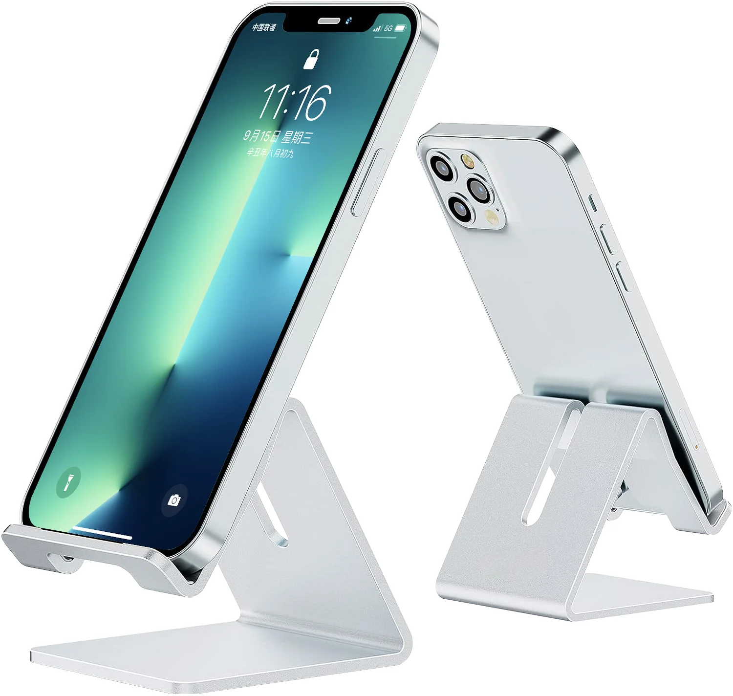 Factory Price Aluminum Alloy Tablet Holder Pc Stand Portable Ventilated Desktop phone Holder Tablet Holder Cell Phone Stand
