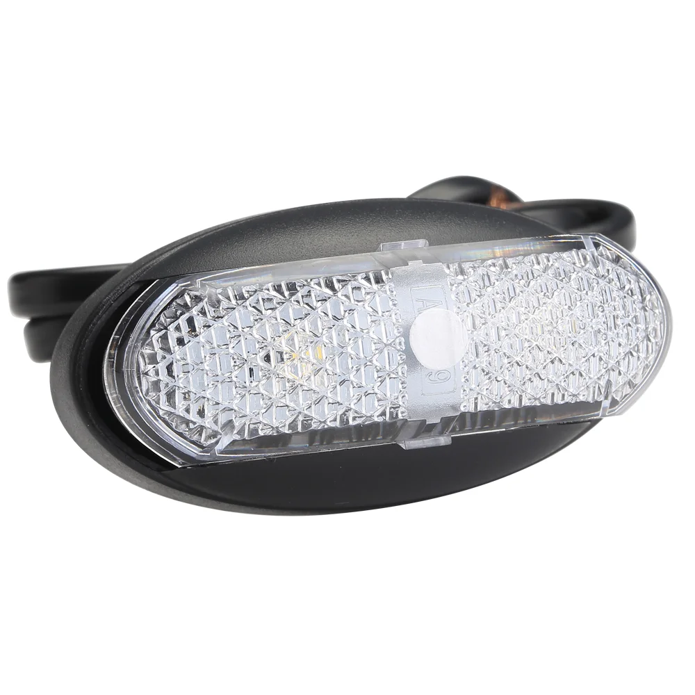 Led Trailer White Cab Side Marker Lamps Signal Light With Adr Approval