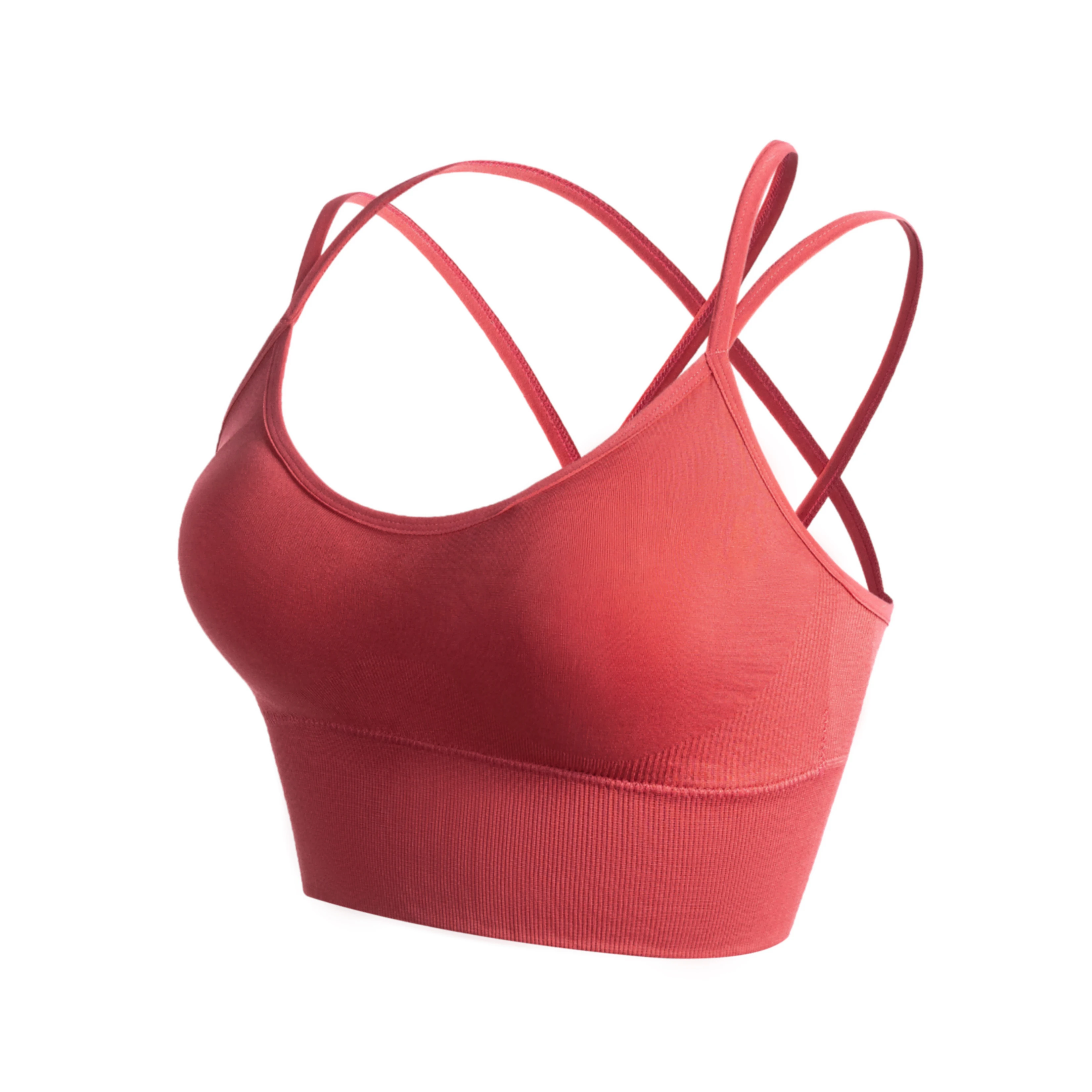 

New Womens Sports Bra Fitness Top Running Yoga Gym Crop Top Push Up Bra
