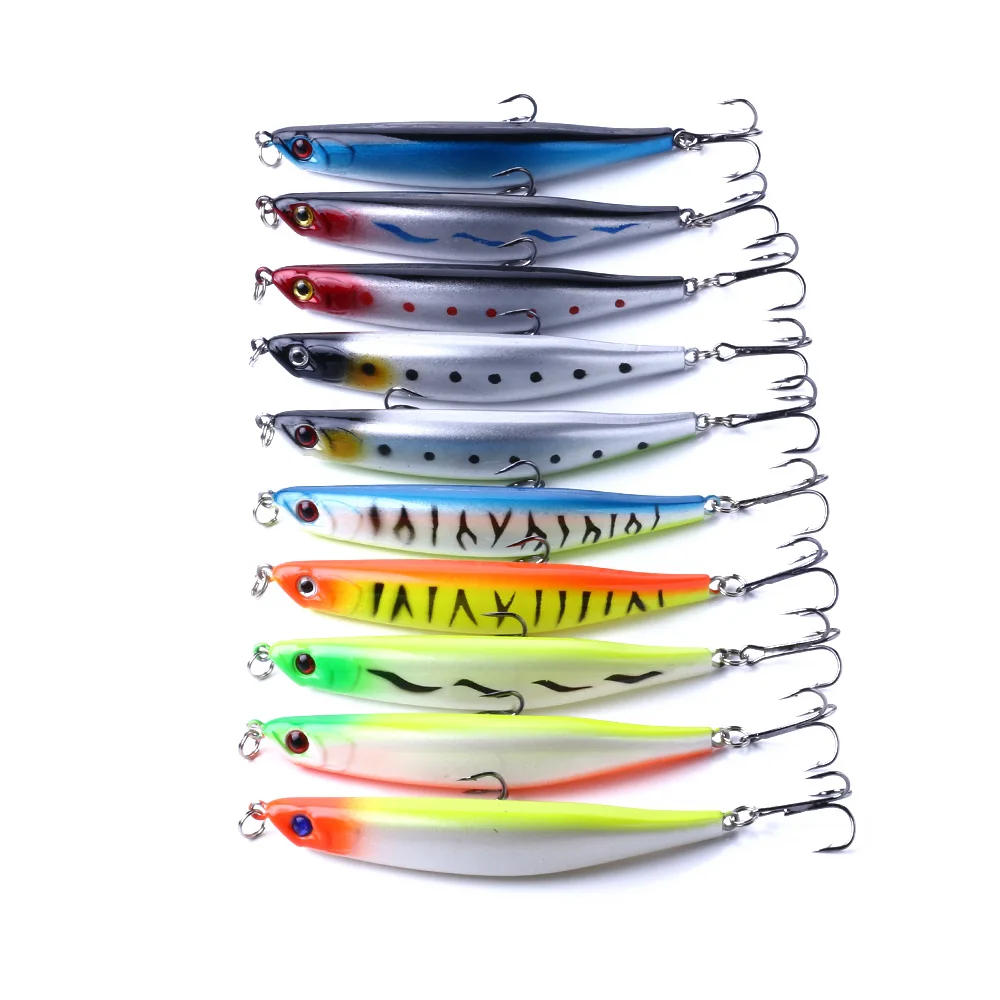 Hengjia Swimming Minnow Bait 9CM 8.2g Hard Plastic Fishing Lures Fishing Tackle