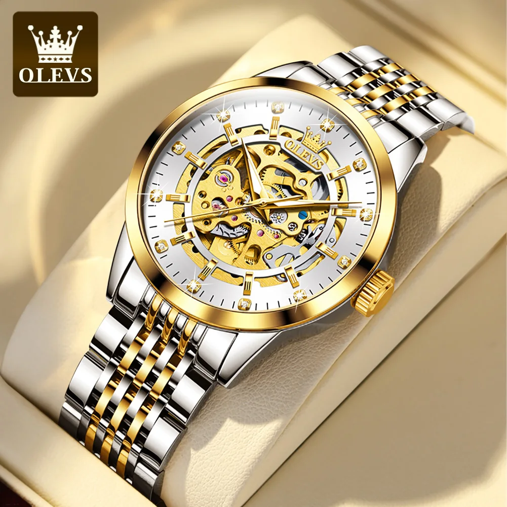 

OLEVS 9920 OEM luxury fashion men wrist Tourbillon watches automatic movement Mechanical watch mechanical watches