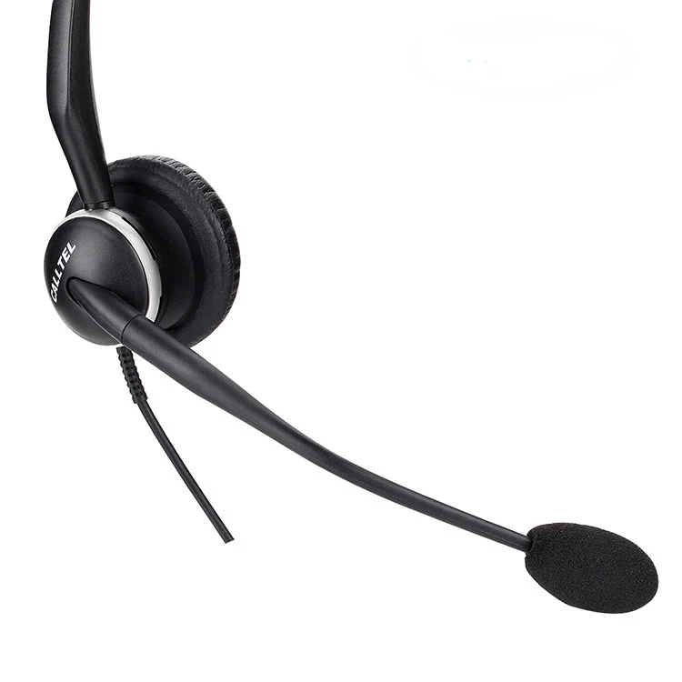 
Call Center Noise Canceling Telephone Headset For Telephone Binaural 