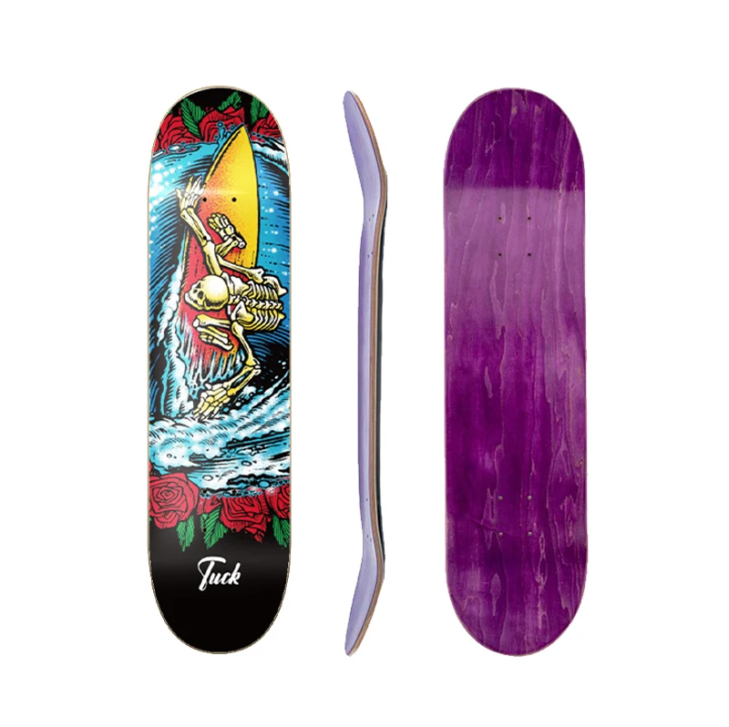 

Wholesale Skateboard 100% Canadian Maple Skateboard Decks Customized Shaped Skateboard Deck