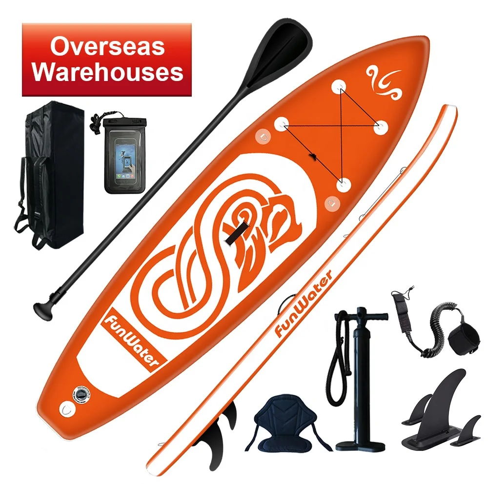 

FUNWATER Drop Shipping inflatable sup paddle board inflatable sup board drop stitch paddle board For Lakes Rivers