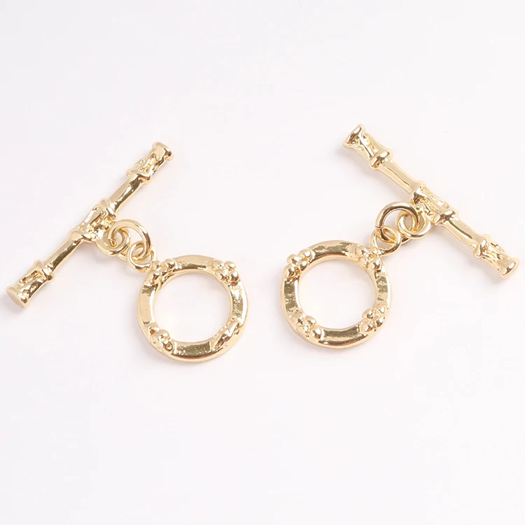 

XuQian Small Gold Jewellry T Toggle Clasp for DIY Jewelry Bracelets