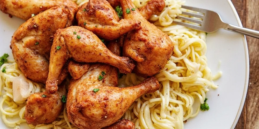 Final delicious chicken with spice rub