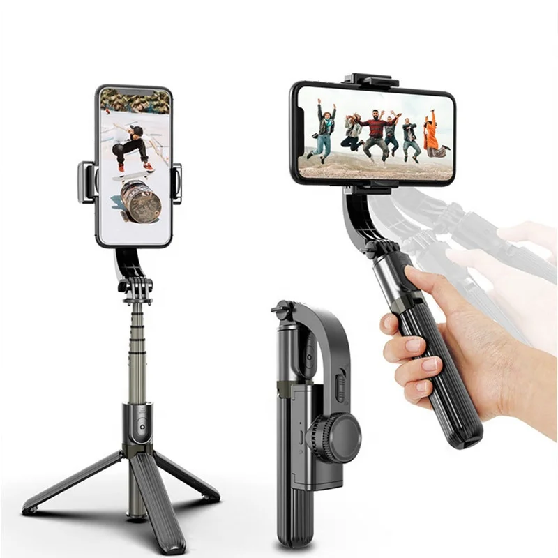 

Anti Shake Handheld Gimbal Stabilizer With Extendable Selfie Stick Tripod Holder Wireless Remote Selfie Stick