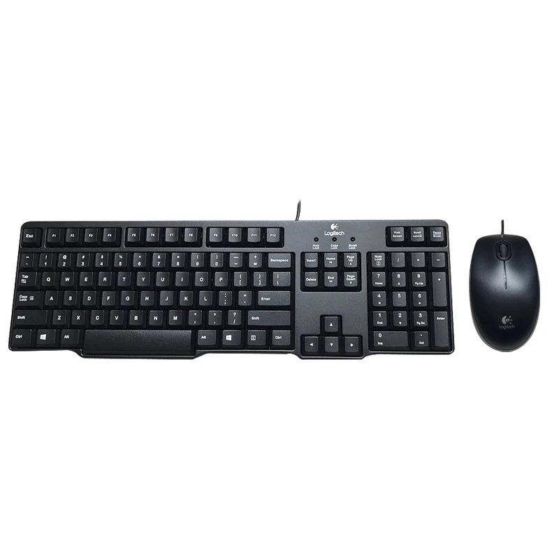 

Logitech MK100 II Classic Mouse And Keyboard Set Office Desktop Notebook Universal Mouse Keyboard Set Black