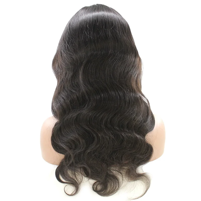 

Wholesale supple natural front lace wig women cheap human hair headband wig