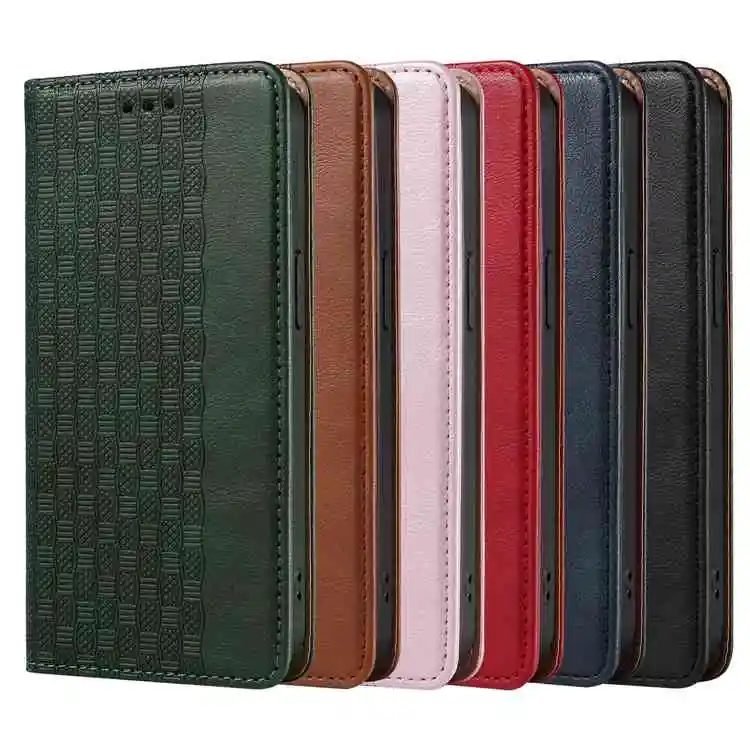 

Wallet book leather flip cover cell phone case leather custom phone case for iPhone 13pro max