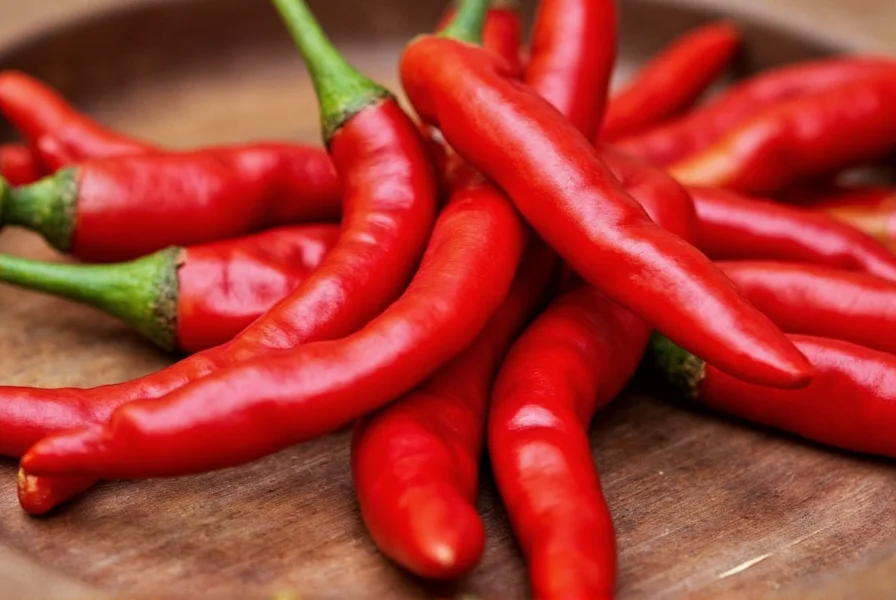 Various red spices including cayenne pepper, red pepper flakes, and paprika arranged for comparison