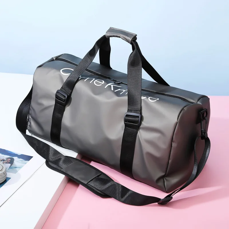

Wholesale Portable Travel Dry and Wet Separation Large Capacity Shoulder Sports Fitness Bags Tote Gym Duffel Bags, As the picture