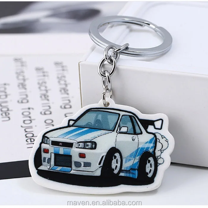 Fashion Turbine Hub Key Chain Metal Modifying Automotive Components Keychain For Men Creative Waist Buckle Pendant Car Trinket