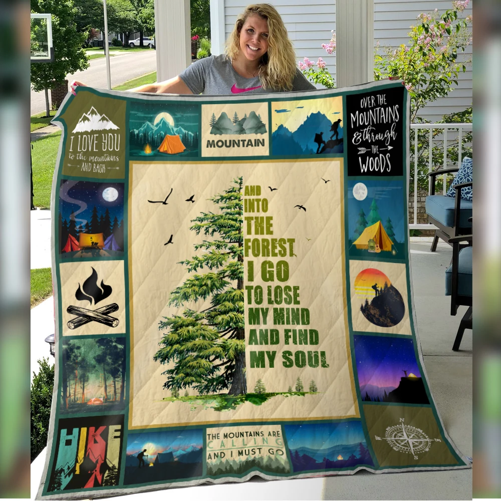 
The Nightmare Before Christmas Printed Quilt Blanket Twin Full/Queen King Size Customize Dropshipping 