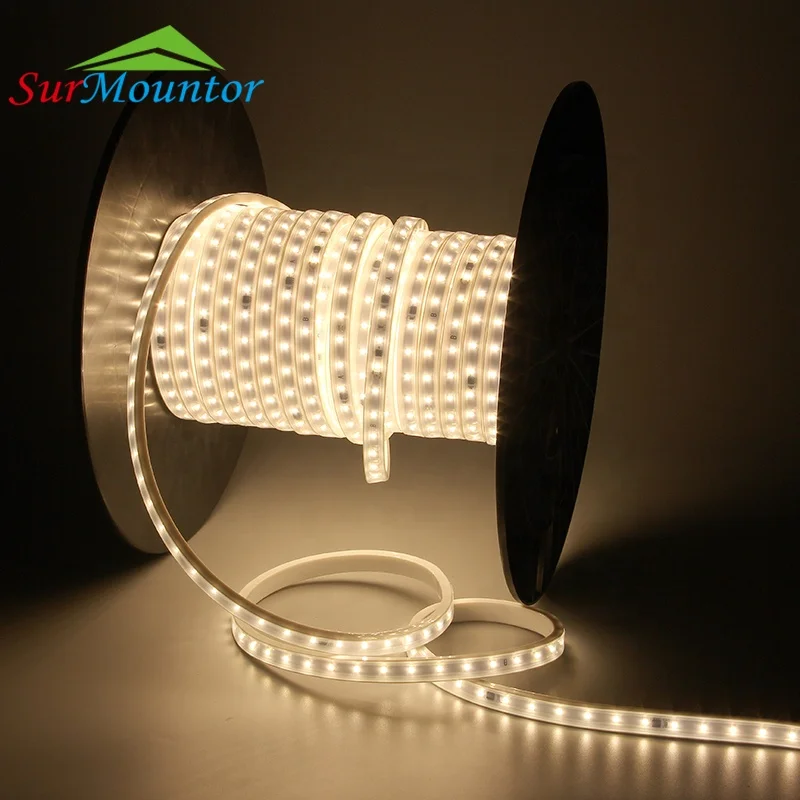 AC 220V 230V High Voltage Waterproof LED Strip 2835 60leds 10W/M Flexible Neon LED Light