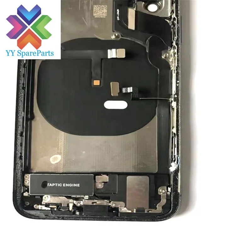 

Original Battery Back Cover Glass Housing Completed Replacement For iPhone X With Small Parts, Black white