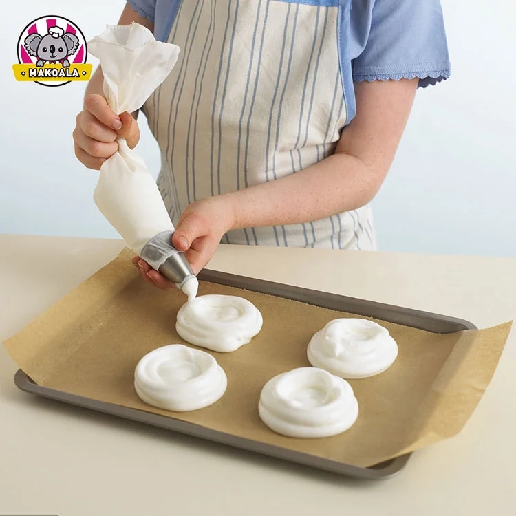 
Customized unbleached parchment paper baking sheet or roll 
