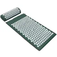 

Common Size New Foot Back and Neck Pain Relief Acupressure Mat and Pillow Set Foot Muscle Acupressure Massage Mat
