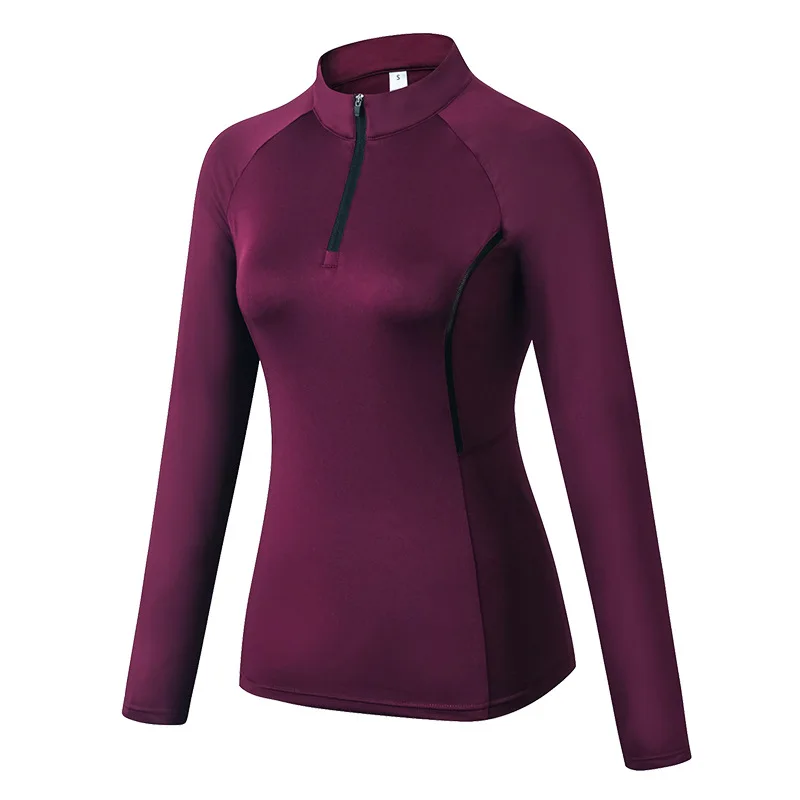

Autumn Women's Running Jacket Fitness Yoga Training Zipper Coat Sports Long Sleeve Jogging Sweatshirt Gym Sportswear Female