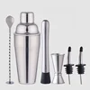 Factory Direct 700ml stainless steel cocktail shaker bar set tools in gift box