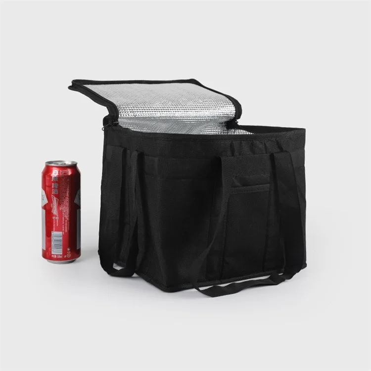 

Wholesale Preimum Insulated Cooler Bag Custom Logo Thermal Cooler Bag, Black