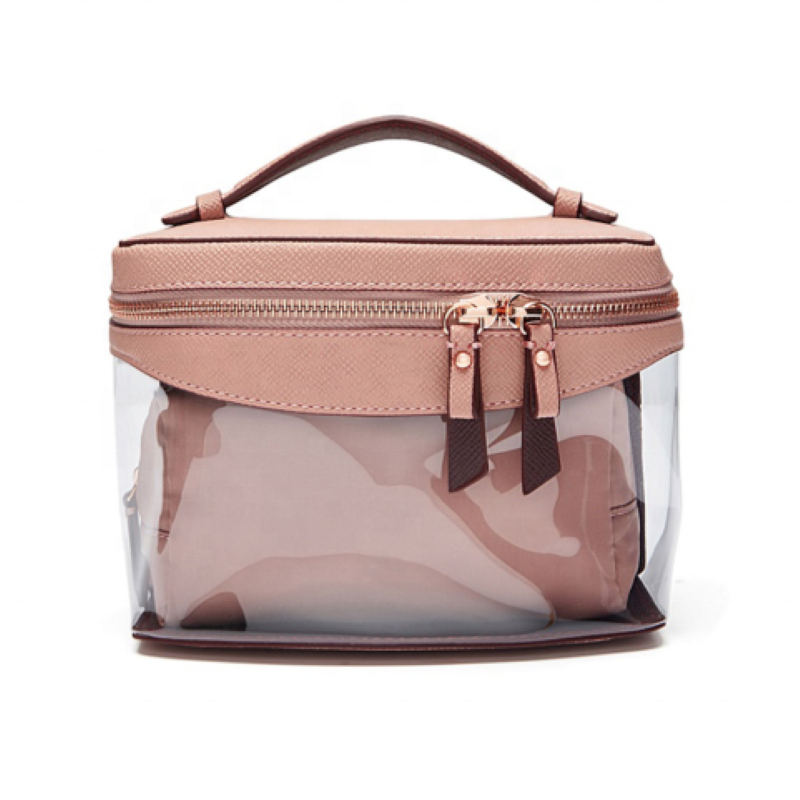 

Custom Waterproof Makeup Bag Foldable Transparent Toiletry Bag, Customized colors