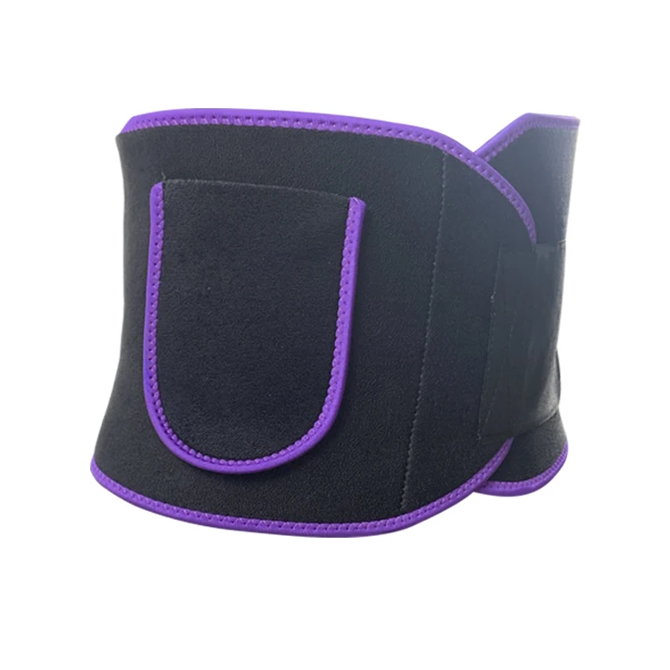 

Hot Selling Stomach Neoprene Bandage Double Layer Loss Waist Trainer Belt Trimmer For Women, Purple