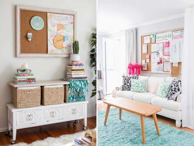 Customized DIY bulletin board examples for different room types