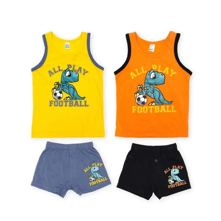 
Hot Sale Summer Cartoon Boys Cotton Underwear Kids Children Breathable Underwear Set Wholesale 