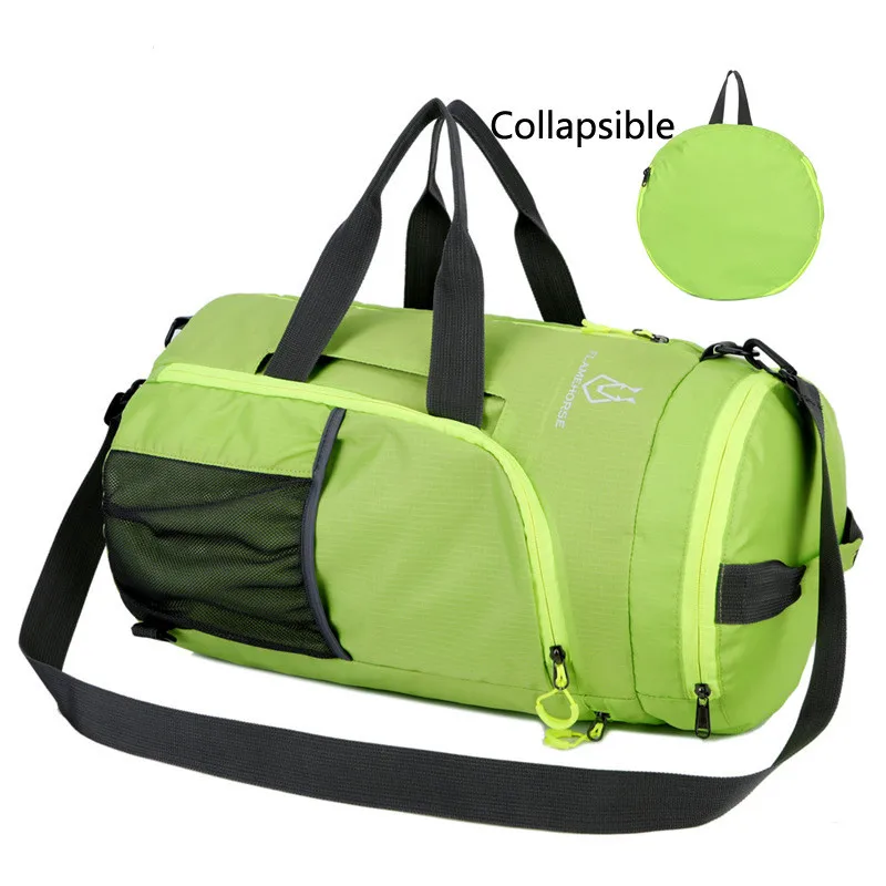 

Durable Fashional Multifunction Waterproof Nylon Collapsible Travel Bag With Mesh Pocket Suitable For Outdoor Activity