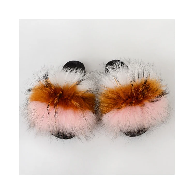 

Comfortable Fabric Indoor Ladies Soft Fur Slippers As Gift, Customized color