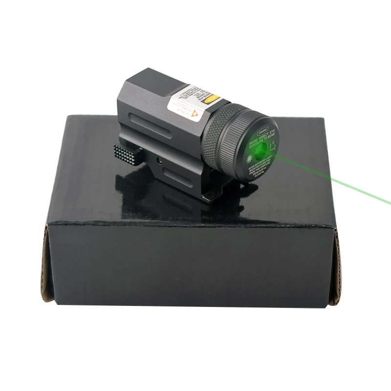 

20mm Picatinny Rail Mount Tactical Compact Pistol Green Laser Sight Collimator for Glock 19 17 22 Hunting Airsoft Rifle