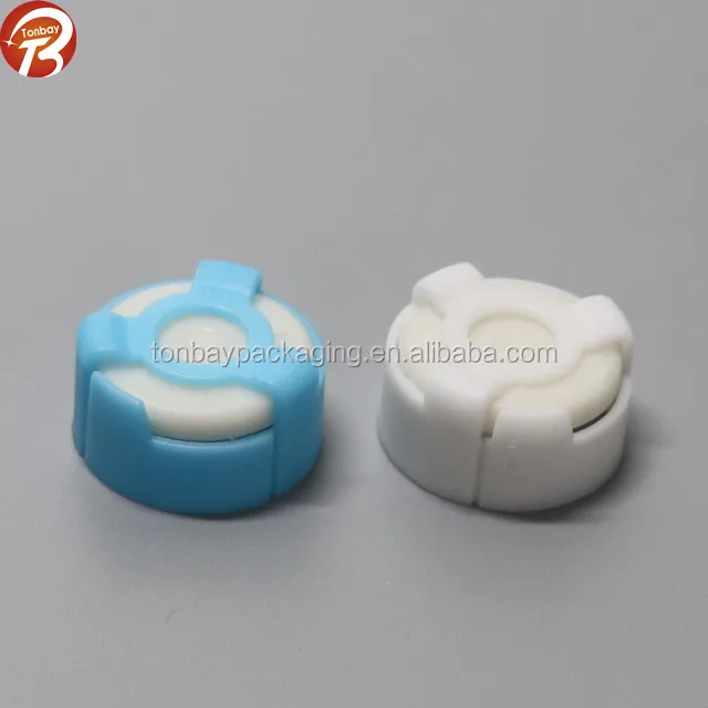 20mm Silicone rubber stopper and PP plastic easy open cap for vials